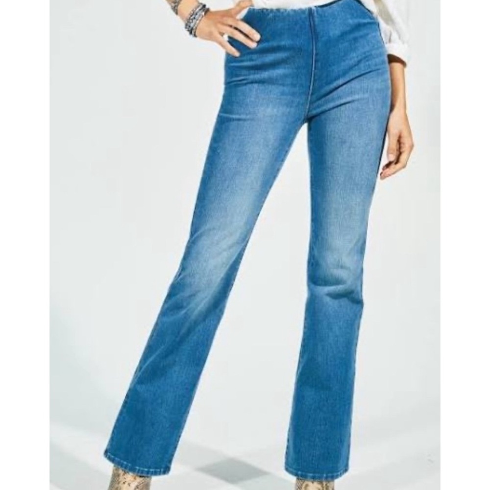 Soft Surroundings The Ultimate Denim‎ Pull-On Bootcut Jeans Size XS - Picture 6 of 10